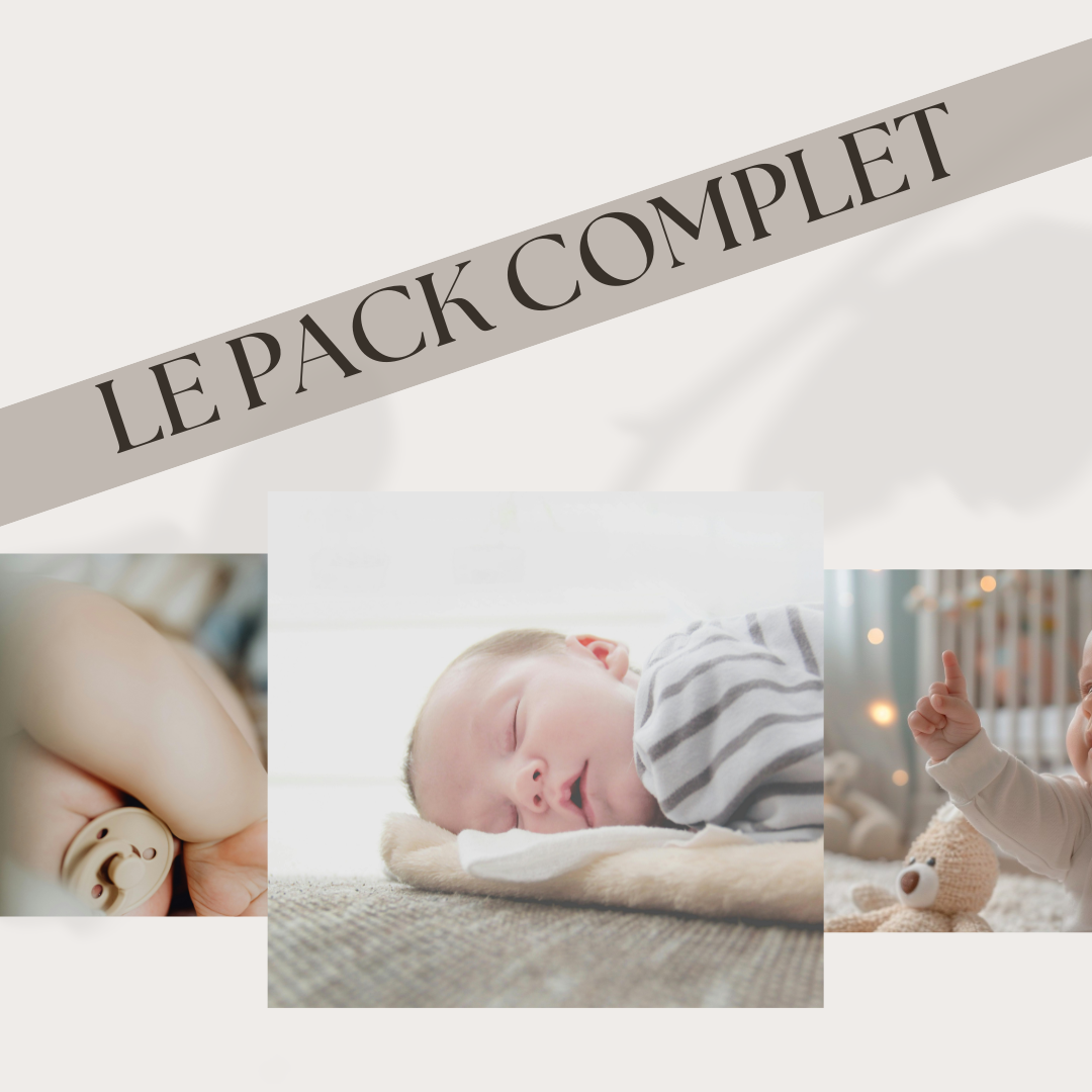 [Pack Complet] Modules 1+2+3: Le Plan de Sommeil vers l'endormissement autonome de bébé